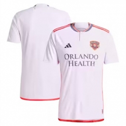 Men Orlando City SC Blank 2024 25 Away Replica White