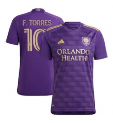 Men Orlando City SC Facundo Torres 2023 24 Home Replica Purple