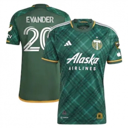 Men Portland Timbers Evander 2023 24 Home Replica Green