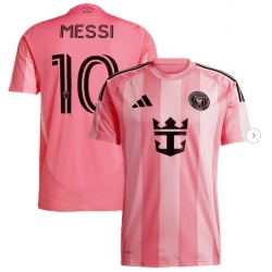 Men's Inter Miami CF Lionel Messi adidas Light Pink 2025 Euforia Replica Player Jersey
