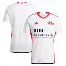 Men San Jose Earthquakes Blank 2024 25 Away Replica White