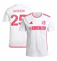 Men St. Louis City SC Aziel Jackson 2024 25 Away Replica White