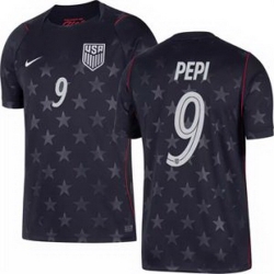 Men 9 Ricardo Pepi USMNT 2026 Home Stadium Replica Jersey 2