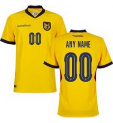 Men 00 Ecuador Custom Away Replica Jersey   1