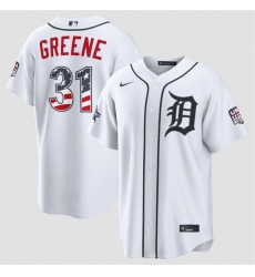 Men Detroit Tigers  31 Riley Greene White 2026 All Star Edition Stars   Stripes Stadium Pick A Player Stitched Baseball Jersey