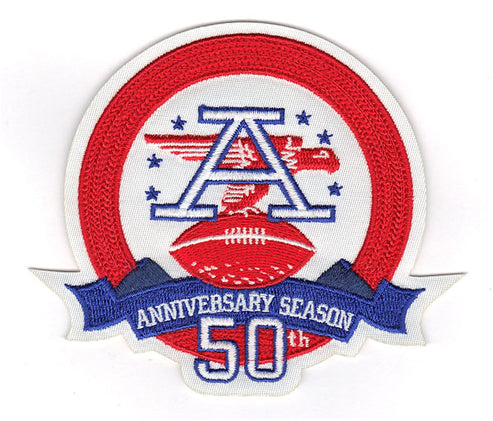 Women AFL 50th Anniversary Season Jersey Patch 2009 Biaog